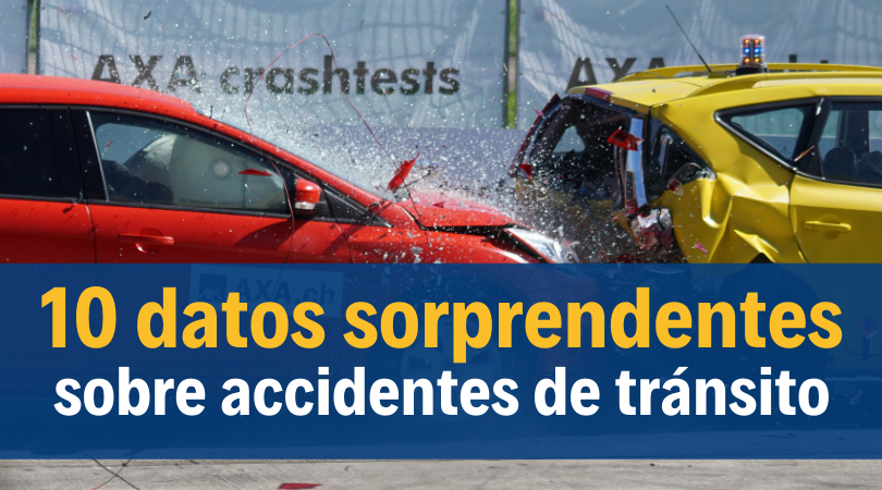 10 datos sobre accidentes de tránsito que lo sorprenderán