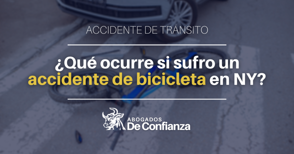 ¿Qué ocurre si sufro un accidente de bicicleta en Nueva York?